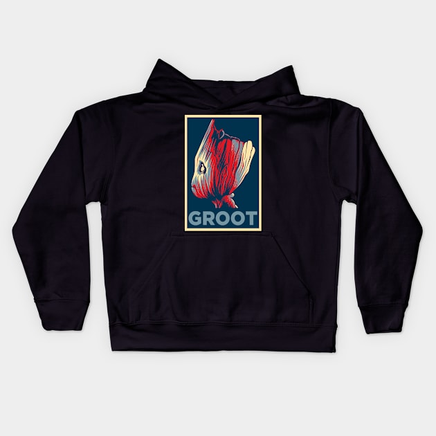 Groot Hope Kids Hoodie by TEEVEETEES